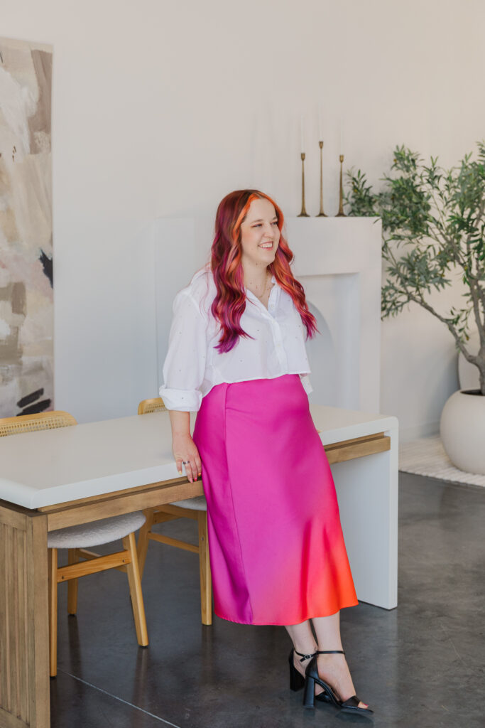 Claire Katan, owner of Claire Katan Creative photography in Omaha, Nebraska.