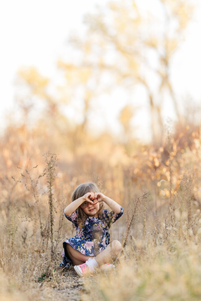 Extended family photo session at golden hour with Claire Katan Creative in Omaha.