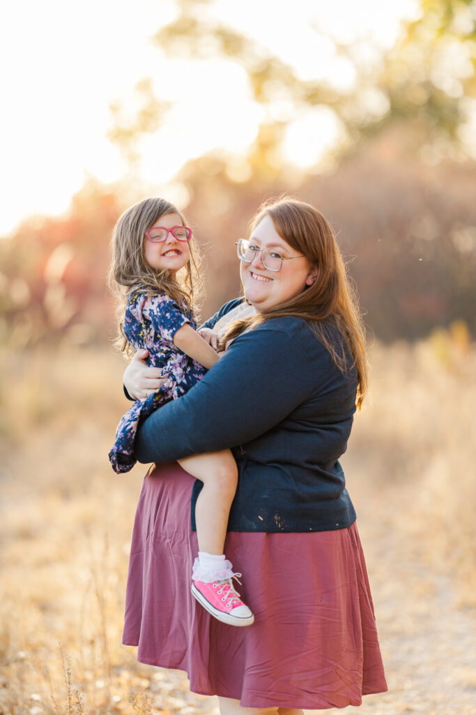 Extended family photo session at golden hour with Claire Katan Creative in Omaha.