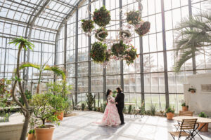 Jay and Evie's Fall Courthouse Wedding Elopement at the Council Bluffs Courthouse with wedding portraits at Omaha's Lauritzen Gardens and Chalco Hills Recreation Area, photographed by Claire Katan Creative.