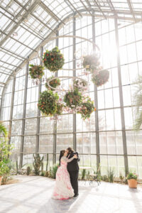 Jay and Evie's Fall Courthouse Wedding Elopement at the Council Bluffs Courthouse with wedding portraits at Omaha's Lauritzen Gardens and Chalco Hills Recreation Area, photographed by Claire Katan Creative.