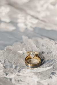 Jay and Evie's Fall Courthouse Wedding Elopement at the Council Bluffs Courthouse with wedding portraits at Omaha's Lauritzen Gardens and Chalco Hills Recreation Area, photographed by Claire Katan Creative.