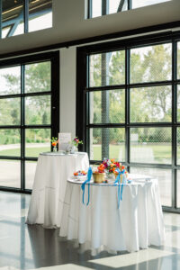 Michelle and Devin's Luxury Wedding at the Omaha Henry Doorly Zoo's Harper Event Center photographed by Claire Katan Creative