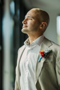 Michelle and Devin's Luxury Wedding at the Omaha Henry Doorly Zoo's Harper Event Center photographed by Claire Katan Creative