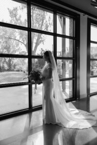 Michelle and Devin's Luxury Wedding at the Omaha Henry Doorly Zoo's Harper Event Center photographed by Claire Katan Creative