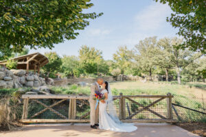 Michelle and Devin's Luxury Wedding at the Omaha Henry Doorly Zoo's Harper Event Center photographed by Claire Katan Creative