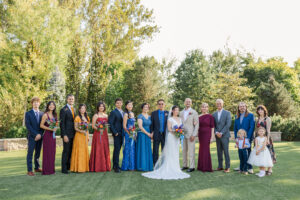Michelle and Devin's Luxury Wedding at the Omaha Henry Doorly Zoo's Harper Event Center photographed by Claire Katan Creative