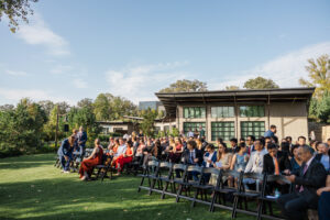 Michelle and Devin's Luxury Wedding at the Omaha Henry Doorly Zoo's Harper Event Center photographed by Claire Katan Creative
