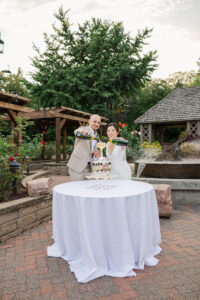 Michelle and Devin's Luxury Wedding at the Omaha Henry Doorly Zoo's Harper Event Center photographed by Claire Katan Creative