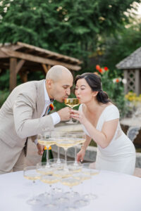 Michelle and Devin's Luxury Wedding at the Omaha Henry Doorly Zoo's Harper Event Center photographed by Claire Katan Creative