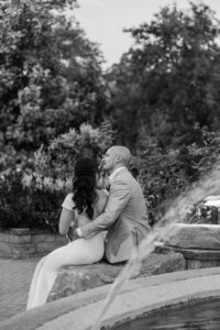 Michelle and Devin's Luxury Wedding at the Omaha Henry Doorly Zoo's Harper Event Center photographed by Claire Katan Creative