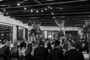 Michelle and Devin's Luxury Wedding at the Omaha Henry Doorly Zoo's Harper Event Center photographed by Claire Katan Creative