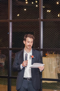 Michelle and Devin's Luxury Wedding at the Omaha Henry Doorly Zoo's Harper Event Center photographed by Claire Katan Creative