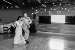 Michelle and Devin's Luxury Wedding at the Omaha Henry Doorly Zoo's Harper Event Center photographed by Claire Katan Creative