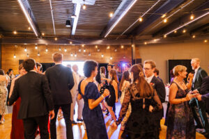 Michelle and Devin's Luxury Wedding at the Omaha Henry Doorly Zoo's Harper Event Center photographed by Claire Katan Creative