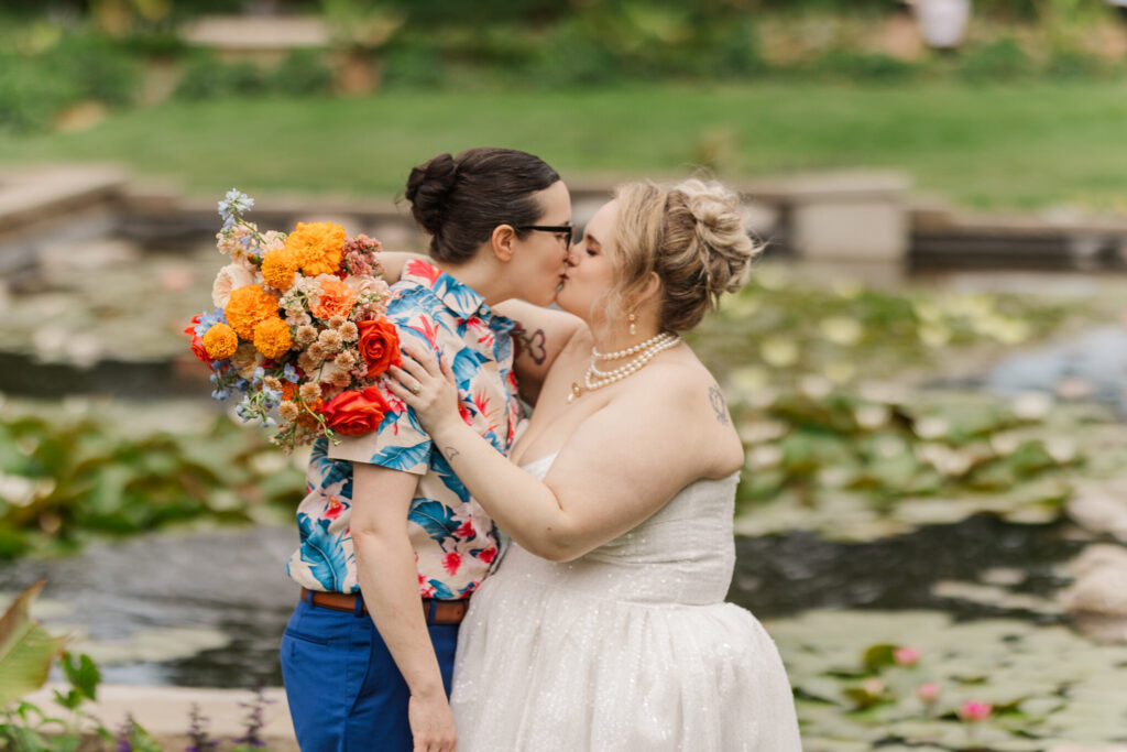 Queer microwedding in Lincoln, Nebraska